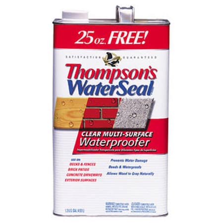 Thompsons Waterseal 24111 1.2 Gallon Multi Surface Water Seal, Clear TH575097